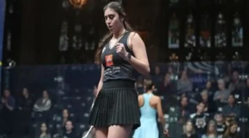 تأهل مفاجئ نور الشربيني إلى نهائي بطولة تكساس للاسكواش